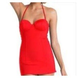 Spanx Retro Dresskini Fruit Punch Swimwear, Sz 16, NWT